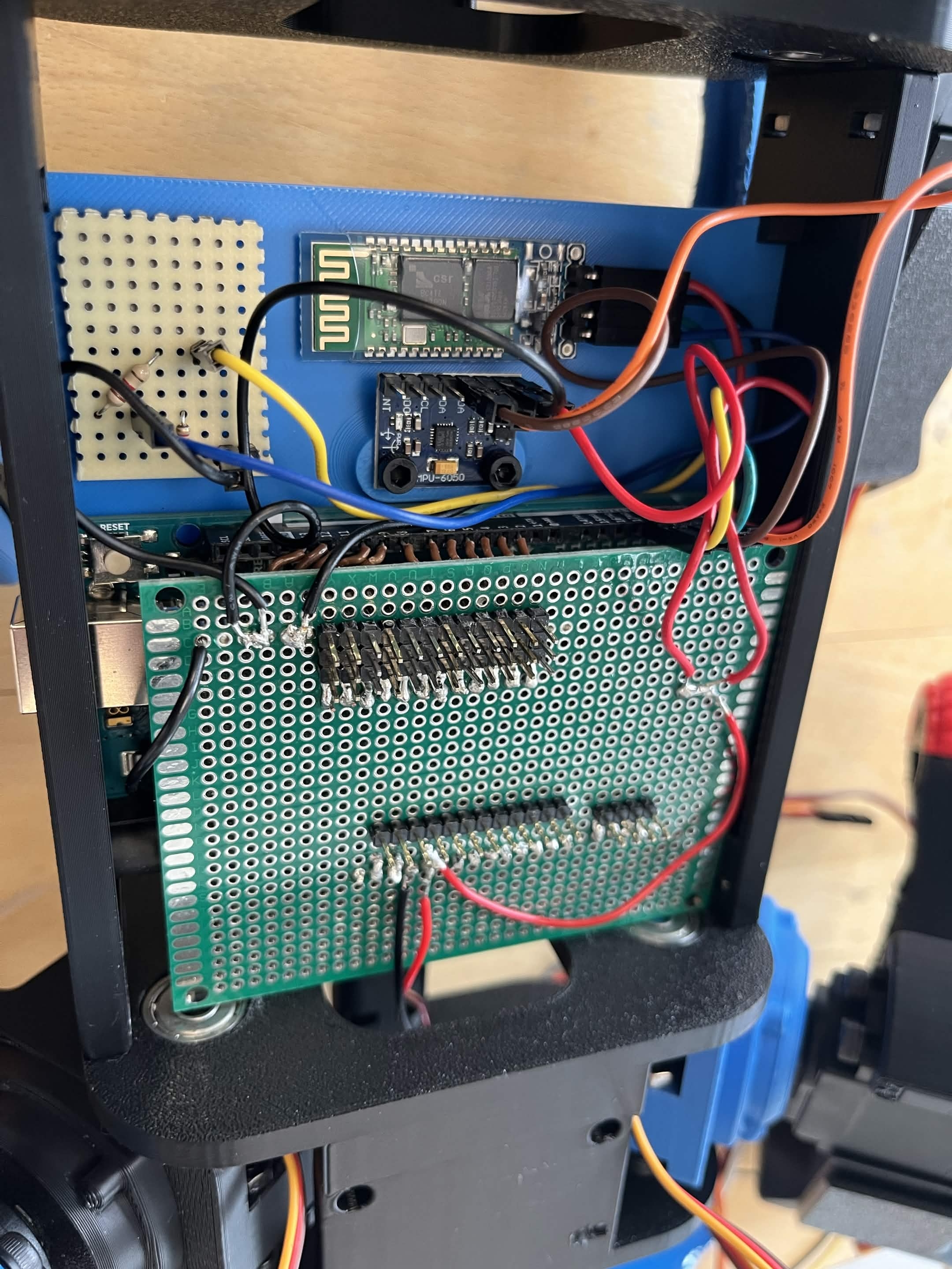 Some of the IC's connected to the PCB